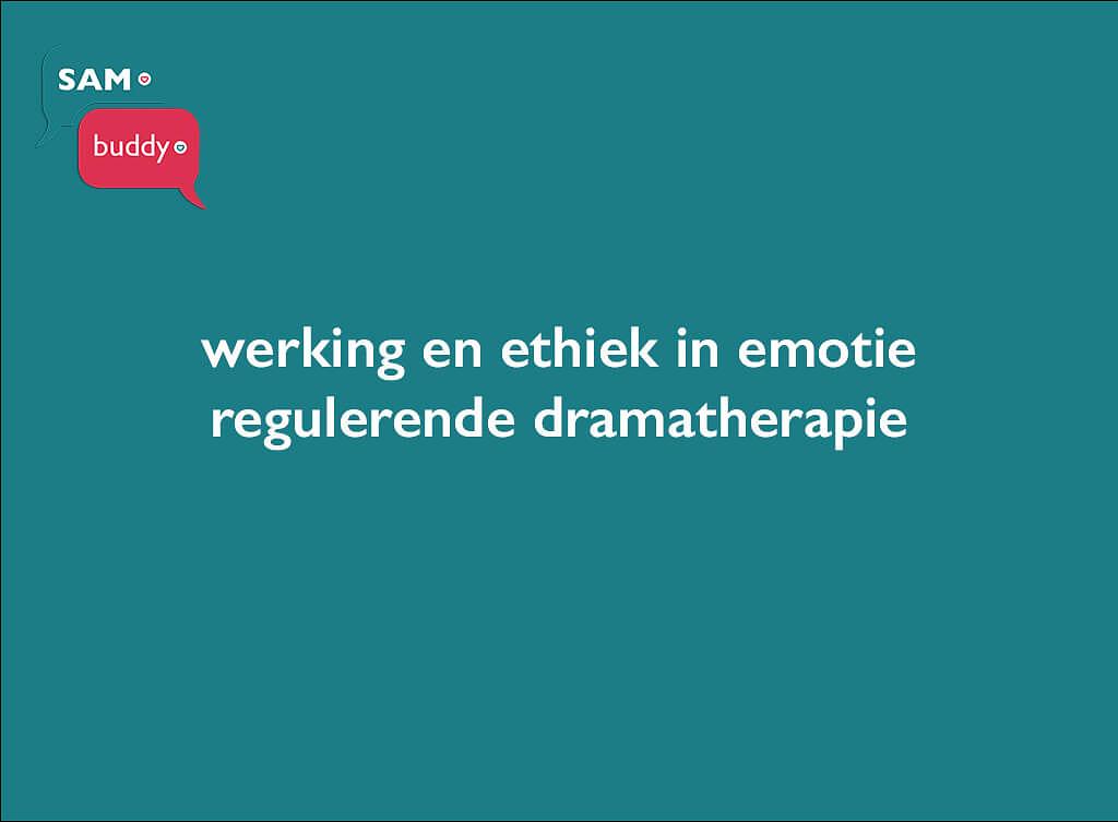 Een ontwerponderzoek naar de werking en ethiek van de Vertelknuffel SamBuddy in emotie regulerende dramatherapie voor kinderen van 6 tot met 8 jaar oud. Vertellen & Verbinden